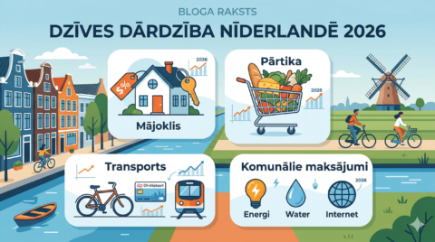Dzīves dārdzība Nīderlandē 2026