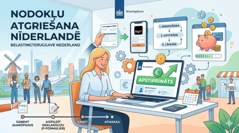 Kā atgriezt nodokļus Nīderlandē