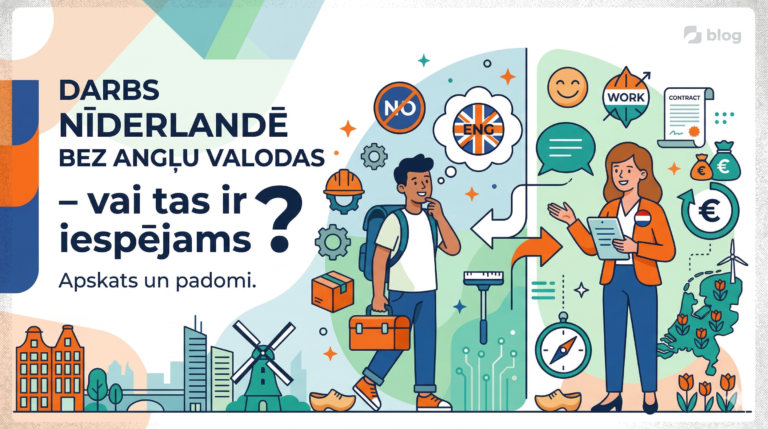 Darbs Nīderlandē bez angļu valodas – vai tas ir iespējams?