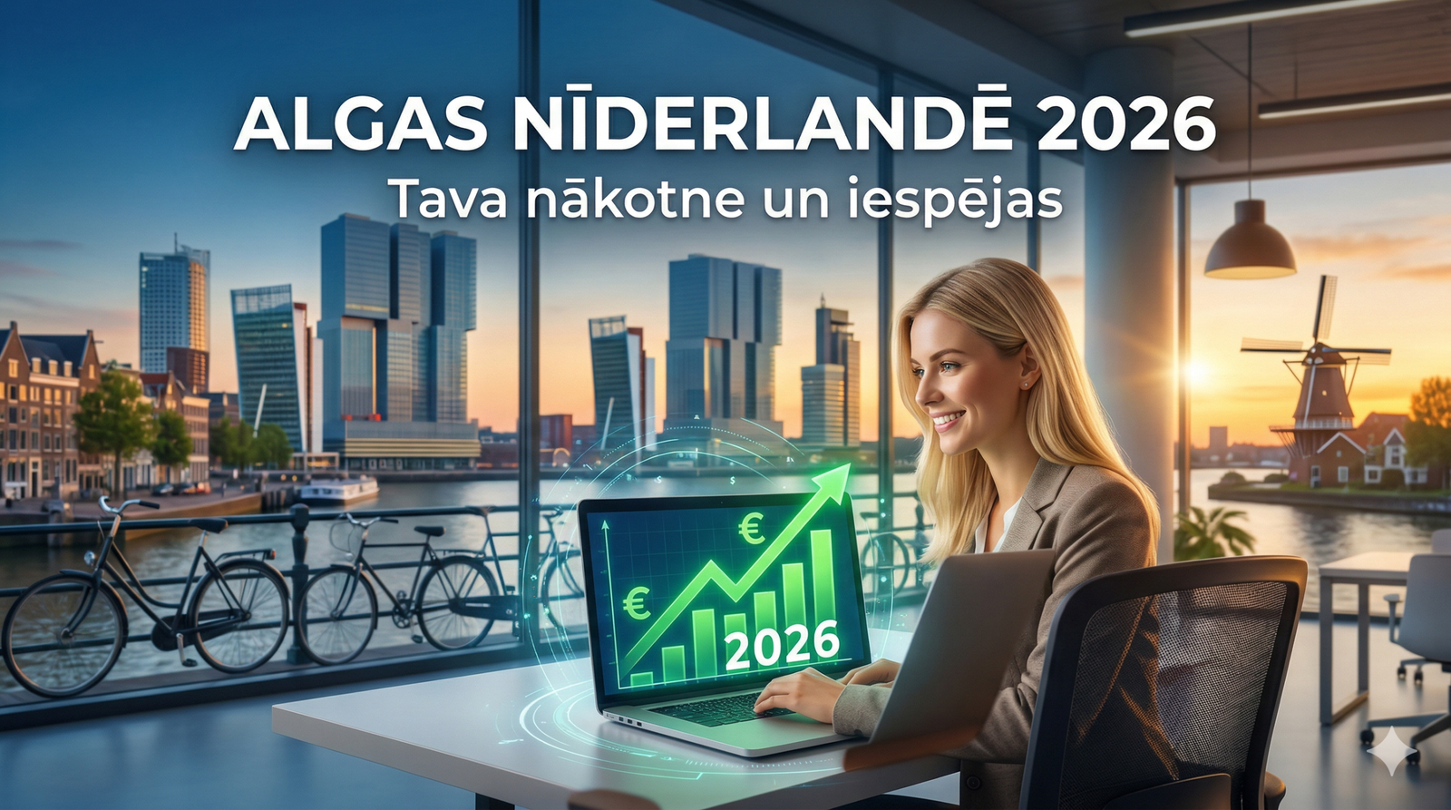 Algas Nīderlandē 2026